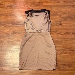 Light Beige And Dark Beige Dress